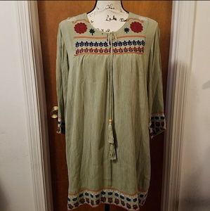 Romeo & Juliet Couture Embroidered Swing Dress